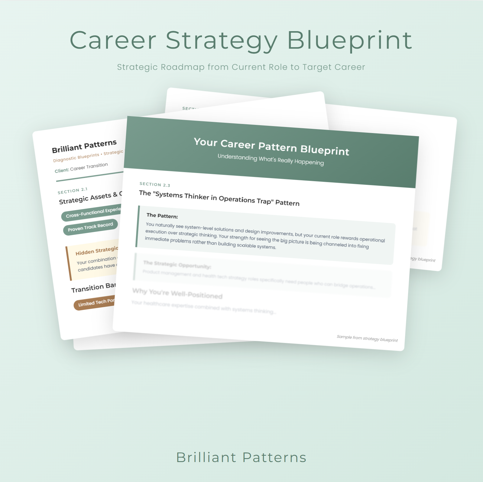 "Personal development blueprints for career strategy